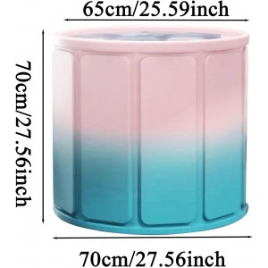 Φορητή Πτυσσόμενη Μπανιέρα Robust Travel Bath PVC 70x65x70cm General Trade 10260