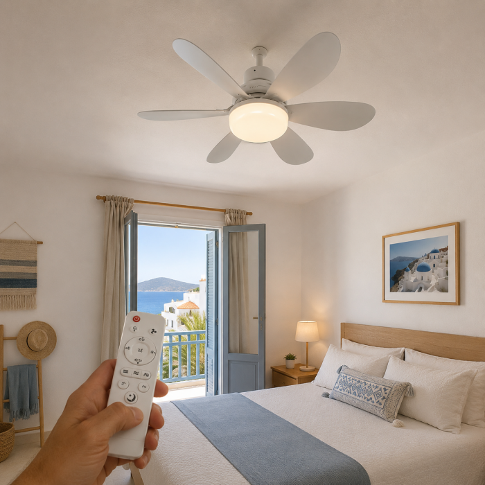 Ανεμιστήρας Οροφής BloomAir Hotel Ceiling Fan 52x18.5cm με Φως Λευκός 