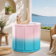 Φορητή πτυσσόμενη μπανιέρα Robust Travel Bath PVC 70x65x70cm σε βεράντα εξοχικής κατοικίας