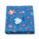 Παιδική κουρτίνα Ocean Friends με ψαράκια και κρίκους 270x280cm