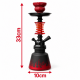 Ναργιλές Μονός 33cm Oriental Flame Mini Hookah Red Edition General Trade 7760241