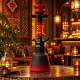 Ναργιλές Μονός 33cm Oriental Flame Mini Hookah Red Edition General Trade 7760241