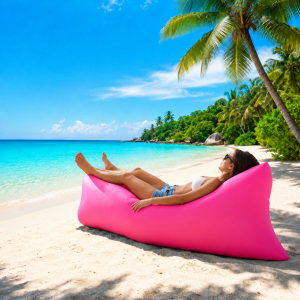 Φουσκωτό Στρώμα-Ξαπλώστρα Summer Relax Pink 190x63cm General Trade 220066