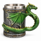 Κούπα Μεταλλική 500ml Polyresin Green Dragon ForHome 557001