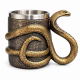 Κούπα Μεταλλική 450ml Polyresin Snake ForHome 557003