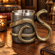 Κούπα Μεταλλική 450ml Polyresin Snake ForHome 557003