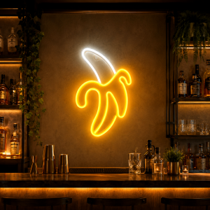 Διακοσμητικό Φωτιστικό Μπανάνα Light Neon Πολύχρωμο  