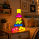 Φωτιστικό LED Tetris με 7 Τουβλάκια | Ρετρό Gaming Φωτιστικό
