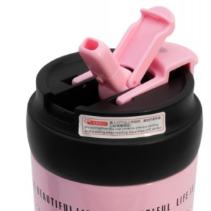 Ποτήρι Θερμός Από Ανοξείδωτο Ατσάλι Pink 600ml General Trade 960010