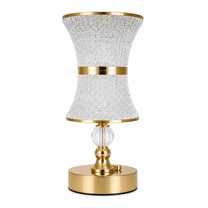 Επαναφορτιζόμενο επιτραπέζιο φωτιστικό Celeste Crystal Lamp 12x32cm