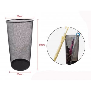 Ομπρελοθήκη Μεταλλική Μαύρη 50cm 06510508 