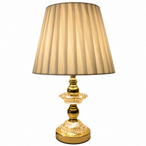 Φωτιστικό Επιτραπέζιο Μεταλλικό E27 Aurelia Crystal Table Lamp 25x41cm General Trade 11458