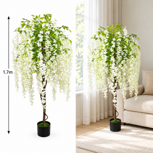 Τεχνητό Διακοσμητικό Φυτό 170cm Artificial Bean σε Γλάστρα Galifas 449814
