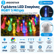 50 Led Φωτιστικά Σχήμα Σταγόνας Βροχής RGBY Μπαταρίας 5m IP44 Aigostar 98661