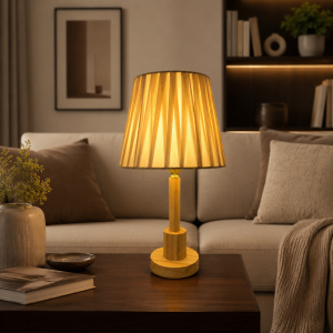 Φωτιστικό Επιτραπέζιο E27 Amber Oak Glow Table Lamp 21x36cm General Trade 11447