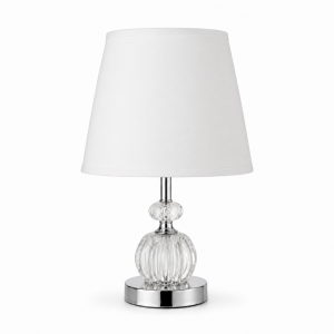 Φωτιστικό Επιτραπέζιο Μεταλλικό E27 Crystal Elegance Table Lamp 23x37cm General Trade 11443