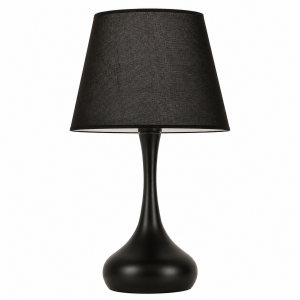 Φωτιστικό Επιτραπέζιο Μεταλλικό E27 Noir Silhouette Table Lamp 21x38cm General Trade 11428
