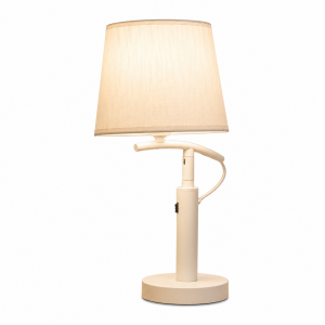 Φωτιστικό Επιτραπέζιο Μεταλλικό E27 Ivory Arc Table Lamp 18x40cm General Trade 11429