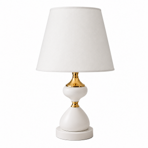 Φωτιστικό Επιτραπέζιο Μεταλλικό E27 Ivory Grace Table Lamp 25x40cm General Trade 11430