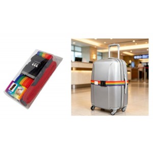 Ιμάντας Βαλίτσας με Τριψήφιο Κωδικό 81001STR20CL