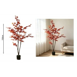 Τεχνητό Διακοσμητικό Φυτό σε Γλάστρα Red Maple 150cm Galifas 449795