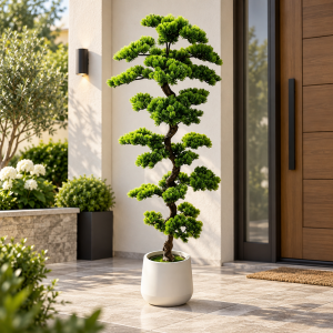 Τεχνητό Διακοσμητικό Φυτό σε Γλάστρα Bawang Pine 160cm Galifas 449793 