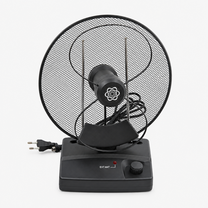 Εσωτερική Κεραία Τηλεόρασης UHF/VHF με Ενισχυτή