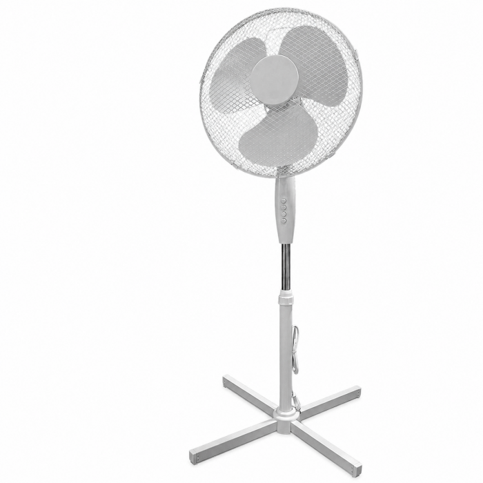 Ανεμιστήρας Ορθοστάτης 16'' 45W | 3 Ταχύτητες & Περιστροφή 90°