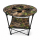 Πτυσσόμενο τραπέζι camping Colorful Parallax 60x60x70cm με θήκες ποτηριών