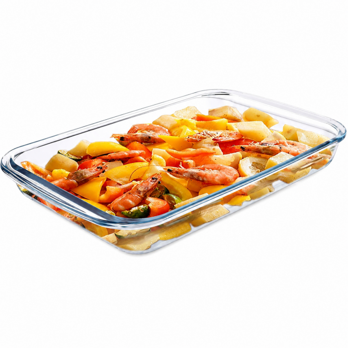 Πυρέξ γυάλινο 2.2lt Pyrex HomeBake Glass Roaster 34.5x20.4x5.5cm