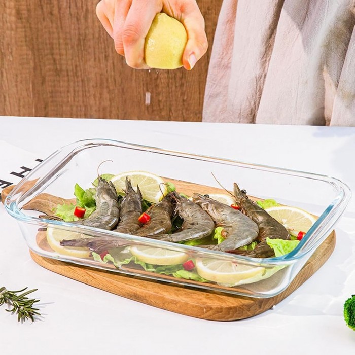 Πυρέξ γυάλινο 2.2lt Pyrex HomeBake Glass Roaster 34.5x20.4x5.5cm