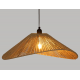 Φωτιστικό οροφής rattan Atmosphera Myha D45 σε boho εξοχική κατοικία