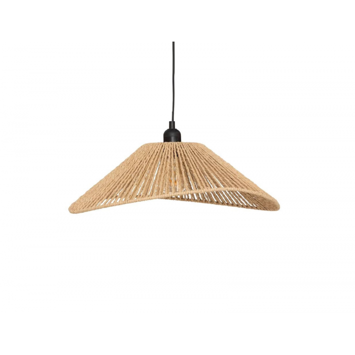 Φωτιστικό οροφής rattan Atmosphera Myha 43cm σε μοντέρνο boho σαλόνι