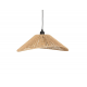 Φωτιστικό οροφής rattan Atmosphera Myha 43cm σε μοντέρνο boho σαλόνι