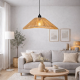 Φωτιστικό οροφής rattan Atmosphera Myha 43cm σε μοντέρνο boho σαλόνι