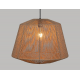 Φωτιστικό οροφής rattan Atmosphera Jily D48 σε boho εξοχικό σαλόνι