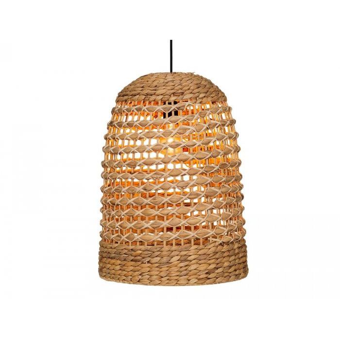 Φωτιστικό οροφής rattan Atmosphera Sand D37 σε boho εξοχική κατοικία