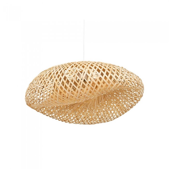 Φωτιστικό οροφής bamboo Atmosphera Beddy D50 σε μοντέρνο boho σαλόνι