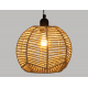 Φωτιστικό οροφής rattan Atmosphera Caren D24 σε boho εξοχική κατοικία