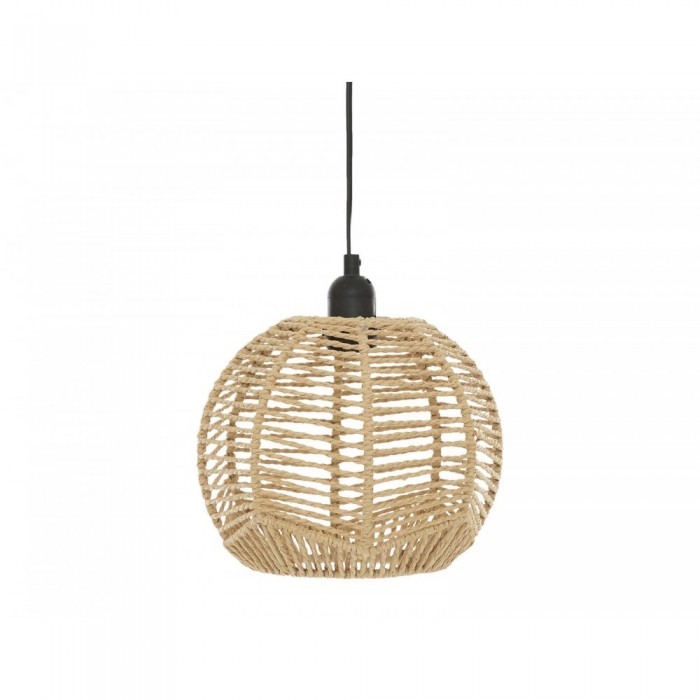 Φωτιστικό οροφής rattan Atmosphera Caren D24 σε boho εξοχική κατοικία