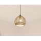 Φωτιστικό οροφής rattan Atmosphera Caren D24 σε boho εξοχική κατοικία