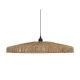 Φωτιστικό οροφής jute Atmosphera Bellamy D58 σε boho εξοχική κατοικία