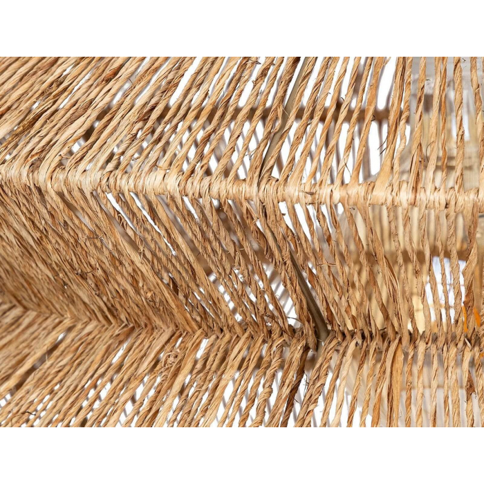 Φωτιστικό οροφής rattan Atmosphera Liza D38 σε boho εξοχικό σαλόνι