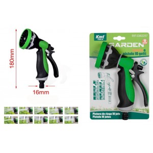 Πιστόλι Νερού 18cm με 10 ρυθμίσεις Kmt Tools 3382257