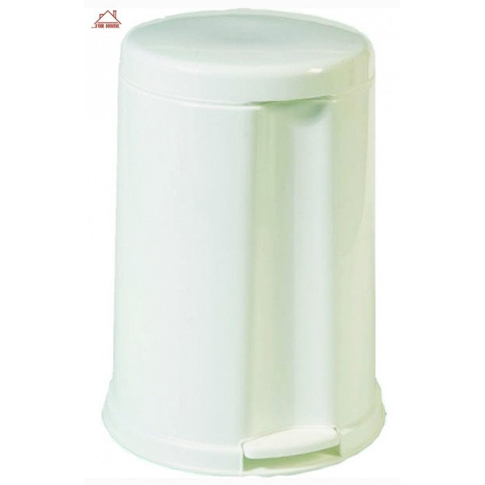 Πλαστικό Καλαθάκι Μπάνιου 7lt Λευκό 24x34cm ForHome