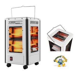 Σόμπα 2000W Χαλαζία 25x25x45cm General Trade 28583544