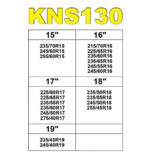 Αντιολισθητικές Αλυσίδες με Πάχος 9mm KNS 130 2 τεμαχίων General Trade 9910550