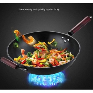 Wok από Αλουμίνιο με Αντικολλητική Επίστρωση 36cm ForHome 9908699