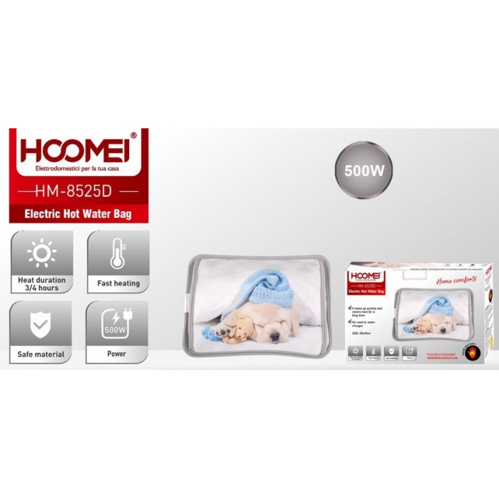 Ηλεκτρική Θερμοφόρα Γενικής Χρήσης 500W 25x17cm Hoomei HM-8525D