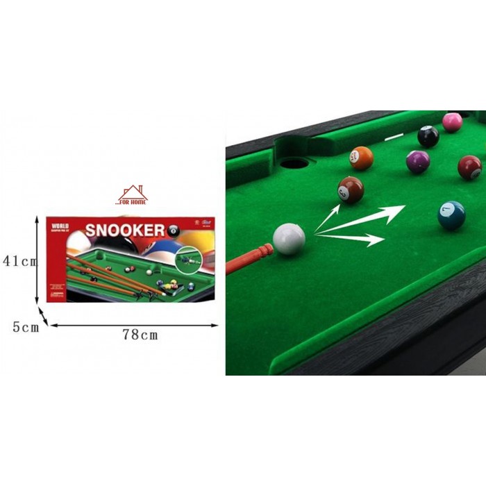 Μπιλιάρδο Snooker 78x4x41cm ForHome 75206900